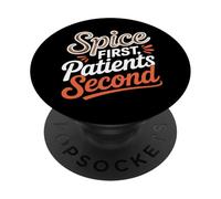 Spice First Patients Seconda Zucca Spice Nurse PopSockets PopGrip Adesivo