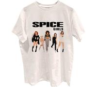 Spice Girls 'Photo Poses' (Bianco) T-Shirt - NUOVO E UFFICIALE