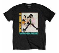 Spice Girls 'Wannabe' (Nero) T-Shirt - NUOVO E UFFICIALE