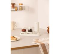 SPICE GRINDER STUDIO PRO - Macina Spezie Elettrico Con Contenitori Intercambiabili Bianco Panna