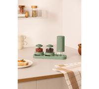 SPICE GRINDER STUDIO PRO - Macina Spezie Elettrico Con Contenitori Intercambiabili Salvia