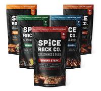 Spice Rack Co. Condimenti e strofinamenti per barbecue, set di spezie e condimenti, accessori per grigliare e affumicare, regali di San Valentino per lui, regali di San Valentino da uomo per uomini