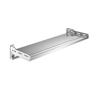 Spice Rack Organiser 304 Stainless Steel,Hanging Spice Shelf Save Space Wall Mount Kitchen Spice Rack For Spices Condiments(Silver-50Cm