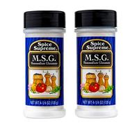 Spice Supreme M.S.G. glutammato monosodico, shaker in plastica, 120,5 g (MSG (confezione da 2)