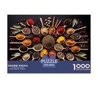 Spices From Around The World Jigsaw Puzzle Impossibili 1000Pcs Decorazione Per La Casa. Rilassamento E Intelligence Per Adulti E Ragazzi Da 14 Anni 38x26cm/1000pcs
