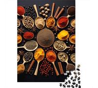 Spices From Around The World Jigsaw Puzzle Impossible 1000Pcs Decorazione Per La Casa. Giochi Rilassamento E Intelligence Per Adulti E Bambini Da 12 Anni 1000pcs (75x50cm)