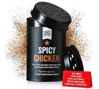 Spicy Chicken Rub BBQ Artigianale per Ali di Pollo Kebab Fajita Taco Tacchino Spezie Naturali Premium per Carne e Patatine Senza MSG Basso Sale 175g