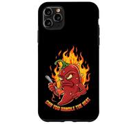 Spicy Chili Pepper Cartoon Can You Handle The Heat Custodia per iPhone 11 Pro Max