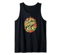 Spicy Chili Pepper Hot Food Life's Better with a Kick Design Canotta