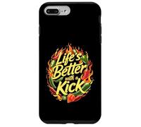 Spicy Chili Pepper Hot Food Life's Better with a Kick Design Custodia per iPhone 7 Plus/8 Plus