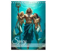 Spicy - Griechische Mythologie (Tischkalender 2026 DIN A5 hoch), CALVENDO Monatskalender: Der Kalender zeigt Götter und Monster der griechischen Mythologie in sinnlich-freizügigen Posen.