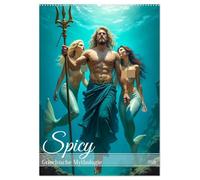 Spicy - Griechische Mythologie (Wandkalender 2026 DIN A2 hoch), CALVENDO Monatskalender: Der Kalender zeigt Götter und Monster der griechischen Mythologie in sinnlich-freizügigen Posen.