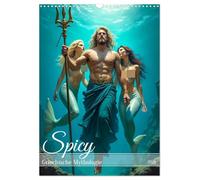 Spicy - Griechische Mythologie (Wandkalender 2026 DIN A3 hoch), CALVENDO Monatskalender: Der Kalender zeigt Götter und Monster der griechischen Mythologie in sinnlich-freizügigen Posen.