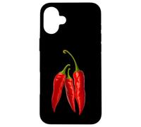Spicy Hot Life Everyday with Red Chili Paper Graphic Designs Custodia per iPhone 16 Plus