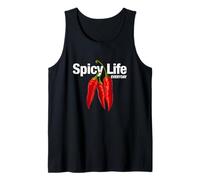 Spicy Life Everyday with Red Chili Paper Graphic Designs Canotta