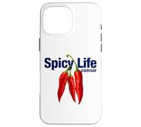 Spicy Life Everyday with Red Chili Paper Graphic Designs Custodia per iPhone 16 Pro Max