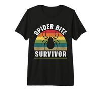 Spider Bite Survivor I Survived a Spider Bite Maglietta Premium