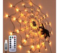 Spider Fairy Light Halloween Tree Portico Lampada A Sospensione Arredamento