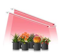 Spider Farmer GlowR80 - Lampada a LED per piante, spettro rosso, illuminazione aggiuntiva, 650-665 NM, ad alta efficienza, per piante da interni, fiori, fiori, fruttificazione, set da 2, 80 W