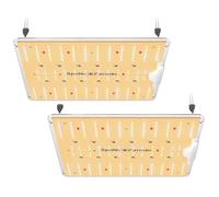 Spider Farmer Luce per la Crescita LED, 2 pezzi lampada a spettro completo per piante con diodi Samsung LM301B, 100 W, lampada per crescita da 60 x 60 cm, per interni, piante vegetali, fiori