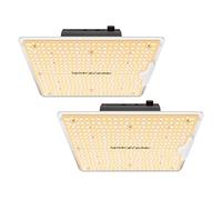 Spider Farmer Luce per la Crescita LED, 2 pezzi lampada a spettro completo per piante con diodi Samsung LM301B, 100 W, lampada per crescita da 60 x 60 cm, per interni, piante vegetali, fiori