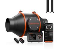 SPIDER FARMER Ventilatore in Linea da 10,2 cm con Controllo Della Temperatura e Dell'Umidità, Ventilazione, Ventilatore di Scarico per Tende da Coltivazione Idroponica, Riscaldamento e Raffreddamento