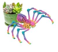 Spider Fidget stampato in 3D, Ragno articolato stampato in 3D | Figure di ragno finte articolate - Giocattoli da scrivania antistress Giocattoli agitati per adulti, per il compleanno di Halloween e Na