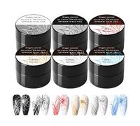 Spider Gel For Nails - Smalto gel multiuso per e trafilatura | e smalto con rivestimento, custodia per telefono in carta