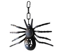 Spider Gigante Di Halloween | 11,81 Pollici A Batteria Operata Grande Ragno Nero | 95G Halloween Decorazioni Spider illuminnati | Codice ABS Con Luci A LED Per Configurazione Esterna Interna