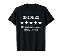 Spider Haters Arachnaphobe Funny Sarcastic Bug Exterminator Maglietta