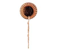 Spider Hide, Tarantula Shelter, Terrarium Decor, Jumping Design, Rattan Finish, Magnetic Compact Structure, Secure Refuge for Hermit, Mantis, Snails, Tree-Dwelling Invertebrates