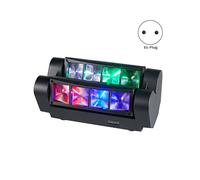 Spider Light 8x3W RGBW LED Lampada da Palco con Fascio Mobile DJ Discoteca Discoteca Danza Matrimonio Bar Effetto Vacanza SPINA UE