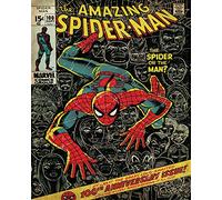 Spider-Man 100 Anniversario 40 x 50 cm, Tela Stampe, Multicolore