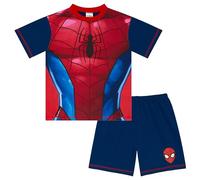 Spider Man 100% Cotone Corto novità Pigiama Spiderman, Uomo Ragno, 3-4 Anni