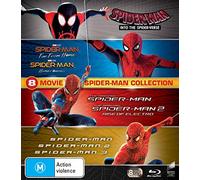 Spider-man - 8 MOVIE PACK Collection Box Set Blu-ray Into The Spider-Verse Far From Home Homecoming Amazing Spider-man 1