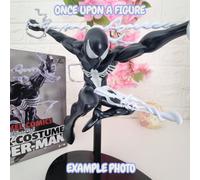 Spider-man Black Costume Figure Marvel Comics Luminasta Originale