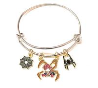 Spider Man Bracciale Bangle Uomo Ragno Avengers Supereroi Peter Parker Spiderman