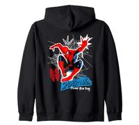 Spider-Man Brand New Day Scrapbook Webs Felpa con Cappuccio