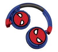 SPIDER-MAN - Casco 2 in 1 Bluetooth - Cuffie cablate comode e pieghevoli per bambini con limitazione del volume - LEXIBOOK