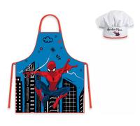 Spider-Man Città Bambini Grembiule da Cucina Grembiule Torna Set 2-Teilig S-4374