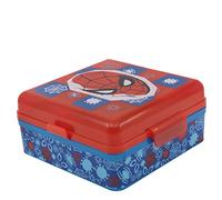 Scatola multiuso quadrata per merenda Spiderman