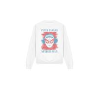 Spider-Man Felpa Peter Parker A Strisce Adulto Unisex (TV3927)