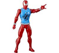 Spider-Man - Figura Spiderman Web Warriors Titan con 5 Punti di articolazione 30 cm MOD. SDOS, Multicolore (Hasbro E73295L2)