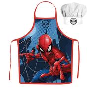 ♥ Spider-Man Grembiule Da Cucina Per Bambini Set 2 Pezzi S-38390☆