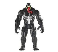 Spider-Man hasbro marvel avengers , venom deluxe, action figure da 30 cm con blaster titan hero blast gear