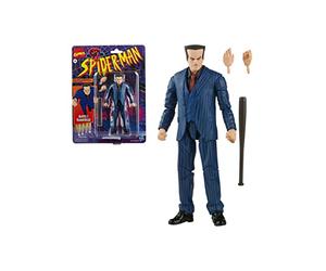Spider-Man Hasbro Marvel F3695, Legends Series 15 cm Marvel’s Hammerhead Action Figure Toy, Includes 3 Accessories: 2 Alternate Hands, 1 Baseball Bat, Cranberry