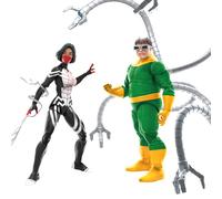 Spider-Man Hasbro Marvel Legends Series 60 Anniversario Marvels Silk e Doctor Octopus 2-Pack 15 cm Action Figures 9 Accessori Multicolore F3462