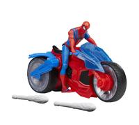 Spider-Man Hasbro Marvel, Motocicletta Spara-Ragnatele, set con action figure da