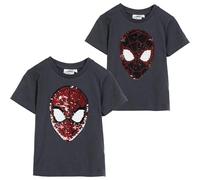 Spider-Man Maglietta a Maniche Corte per Bambini Grigio Scuro - Marchio EAN: 8445484499872 - Taglia: 3 Anni