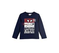 Spider-Man - Maglietta a maniche lunghe da bambino, Blu scuro, 98 cm